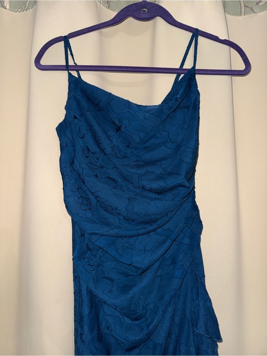 Hello Molly Dresses & Skirts - Hello Molly Teal-Blue Spaghetti Strap Draped Maxi Dress